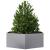Jardinieră de grădină 138x120x45 cm oțel galvanizat hexagonal GartenMobel Dekor