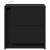 Noptiere cu lumini LED, 2 buc., negru, lemn prelucrat GartenMobel Dekor