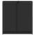 Dulap cu LED, negru, 77x34x85 cm, lemn prelucrat GartenMobel Dekor