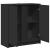 Dulap cu LED, negru, 77x34x85 cm, lemn prelucrat GartenMobel Dekor