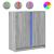 Dulap cu LED, gri sonoma, 77x34x85 cm, lemn prelucrat GartenMobel Dekor