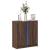 Dulap cu LED, stejar maro, 77x34x85 cm, lemn prelucrat GartenMobel Dekor