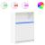 Dulap cu LED, alb, 72x34x100 cm, lemn prelucrat GartenMobel Dekor