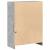 Dulap cu LED, gri beton, 72x34x100 cm, lemn prelucrat GartenMobel Dekor