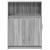 Dulap cu LED, gri sonoma, 72x34x100 cm, lemn prelucrat GartenMobel Dekor