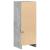Dulap cu LED, gri beton, 38x34x100 cm, lemn prelucrat GartenMobel Dekor