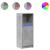 Dulap cu LED, gri beton, 38x34x100 cm, lemn prelucrat GartenMobel Dekor