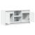 Dulap TV cu LED, alb, 100x34x50 cm, lemn prelucrat GartenMobel Dekor