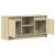 Dulap TV cu LED, stejar sonoma, 100x34x50 cm, lemn prelucrat GartenMobel Dekor