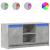 Dulap TV cu LED, gri beton, 100x34x50 cm, lemn prelucrat GartenMobel Dekor