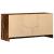 Dulap TV cu LED, stejar fumuriu, 100x34x50 cm, lemn prelucrat GartenMobel Dekor