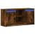 Dulap TV cu LED, stejar fumuriu, 100x34x50 cm, lemn prelucrat GartenMobel Dekor