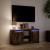 Dulap TV cu LED, stejar fumuriu, 100x34x50 cm, lemn prelucrat GartenMobel Dekor