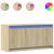 Dulap TV cu LED, stejar sonoma, 100x34x50 cm, lemn prelucrat GartenMobel Dekor