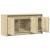 Dulap TV cu LED, stejar sonoma, 100x34x50 cm, lemn prelucrat GartenMobel Dekor