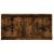 Dulap TV cu LED, stejar fumuriu, 100x34x50 cm, lemn prelucrat GartenMobel Dekor