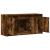 Dulap TV cu LED, stejar fumuriu, 100x34x50 cm, lemn prelucrat GartenMobel Dekor