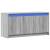 Dulap TV cu LED, gri sonoma, 100x34x50 cm, lemn prelucrat GartenMobel Dekor