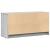 Dulap TV cu LED, gri sonoma, 100x34x50 cm, lemn prelucrat GartenMobel Dekor