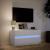 Dulap TV cu LED, alb, 100x34x50 cm, lemn prelucrat GartenMobel Dekor