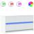 Dulap TV cu LED, alb, 100x34x50 cm, lemn prelucrat GartenMobel Dekor