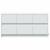 Dulap TV cu LED, alb, 100x34x50 cm, lemn prelucrat GartenMobel Dekor