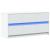 Dulap TV cu LED, alb, 100x34x50 cm, lemn prelucrat GartenMobel Dekor