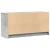 Dulap TV cu LED, gri beton, 100x34x50 cm, lemn prelucrat GartenMobel Dekor