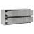 Dulap TV cu LED, gri beton, 100x34x50 cm, lemn prelucrat GartenMobel Dekor