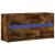 Dulap TV cu LED, stejar fumuriu, 100x34x50 cm, lemn prelucrat GartenMobel Dekor