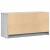 Dulap TV cu LED, gri sonoma, 100x34x50 cm, lemn prelucrat GartenMobel Dekor