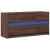 Dulap TV cu LED, stejar maro, 100x34x50 cm, lemn prelucrat GartenMobel Dekor