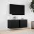 Dulap TV de perete cu lumini LED negru 80x31x35 cm GartenMobel Dekor