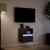 Dulap TV de perete cu lumini LED negru 41x31x45 cm GartenMobel Dekor