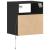Comode TV de perete cu lumini LED, 2 buc., negru, 41x31x45 cm GartenMobel Dekor