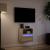 Comodă TV de perete cu lumini LED, stejar sonoma, 41x31x45 cm GartenMobel Dekor