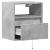 Comode TV de perete cu lumini LED 2 buc. gri beton 41x31x45 cm GartenMobel Dekor