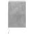 Comode TV de perete cu lumini LED 2 buc. gri beton 41x31x45 cm GartenMobel Dekor