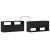 Dulap TV de perete cu lumini LED negru 100x31x45 cm GartenMobel Dekor