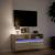 Comodă TV de perete cu lumini LED, stejar sonoma, 100x31x45 cm GartenMobel Dekor