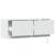 Comodă TV de perete cu lumini LED, alb, 100x31x38 cm GartenMobel Dekor