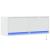Comodă TV de perete cu lumini LED, alb, 100x31x38 cm GartenMobel Dekor