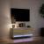 Comodă TV de perete cu lumini LED, stejar sonoma, 100x31x38 cm GartenMobel Dekor