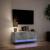 Comodă TV de perete cu lumini LED, gri beton, 100x31x38 cm GartenMobel Dekor