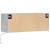 Comodă TV de perete cu lumini LED, gri beton, 100x31x38 cm GartenMobel Dekor