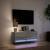 Comodă TV de perete cu lumini LED, gri sonoma, 100x31x38 cm GartenMobel Dekor