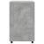 Dulap cu roți, gri beton, 60x48x81 cm, lemn prelucrat GartenMobel Dekor