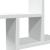 Rafturi de perete, 2 buc., alb, 50x12x50 cm, lemn prelucrat GartenMobel Dekor