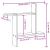 Rafturi de perete, 2 buc., negru, 50x12x50 cm, lemn prelucrat GartenMobel Dekor