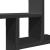 Rafturi de perete, 2 buc., negru, 50x12x50 cm, lemn prelucrat GartenMobel Dekor